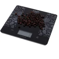 Adler AD3171 konyhai mérleg 10 kg 1 g LCD kijelző 20x18 cm edzett üveg felület tara funkció automatikus kikapcsolás 3V elem #1
