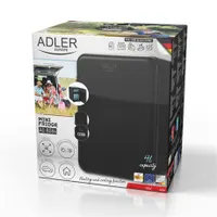 Adler AD8084 mini hűtőtáska 4 l Peltier dc 12v és ac 230v fűtő 38w hűtő 42w #6