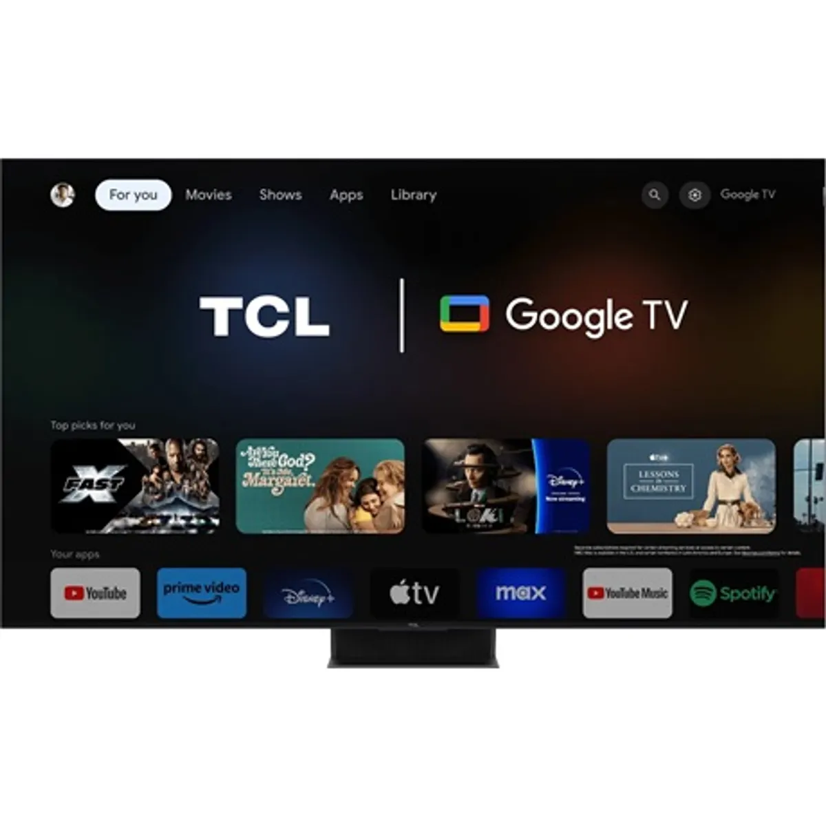 Tcl 75C855 QLED MiniLED TV 75\" 4K Google TV VRR FreeSync Premium Pro 144 Hz HDR10 HDR10Plus Dolby Vision HLG Dolby Vision IQ #4