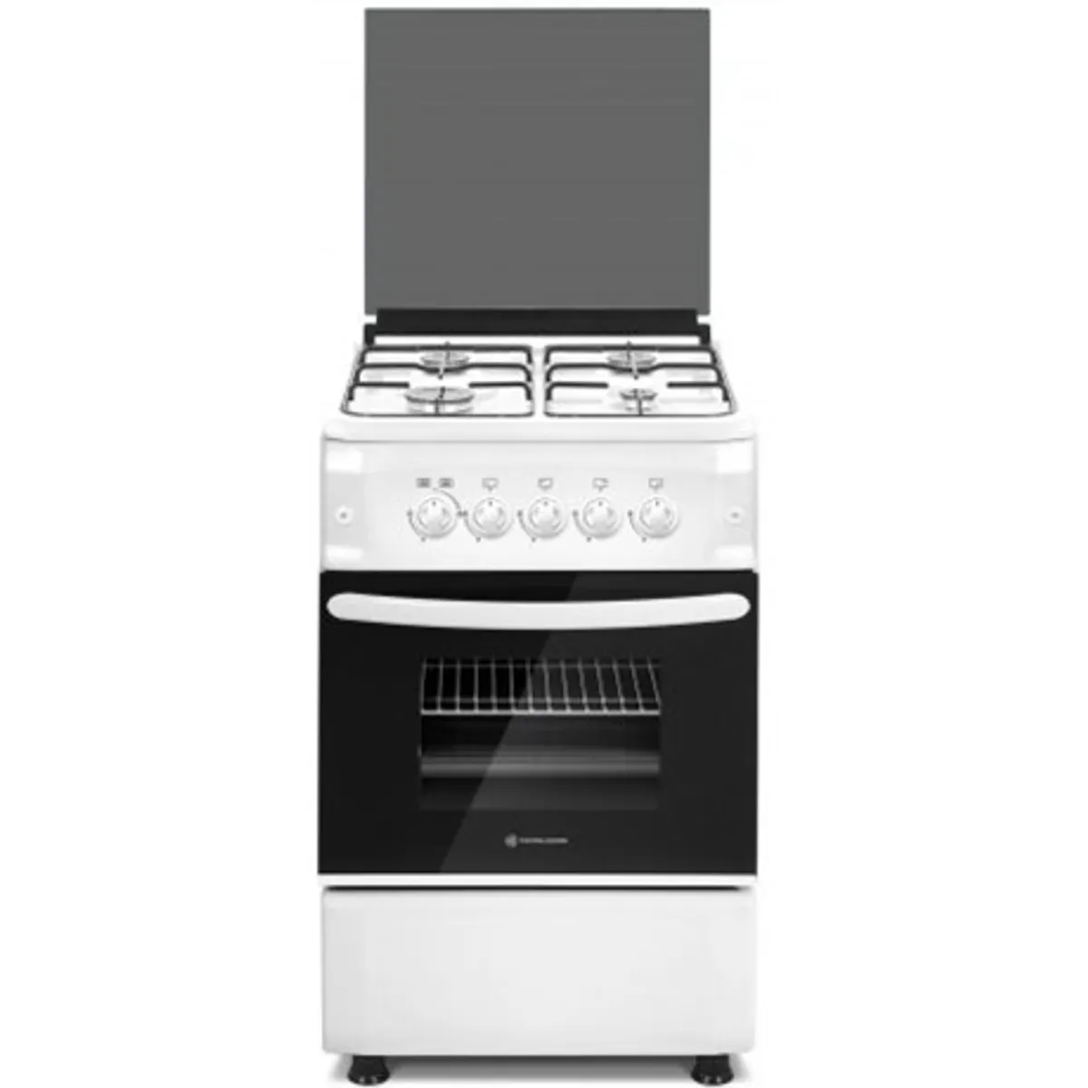 Novacook F5S40G2 W szabadonálló gáztűzhely 4 gázrózsa 44 L sütő 9 kW fehér #1