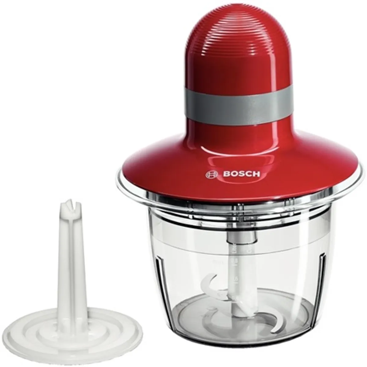 Bosch MMR08R2 aprító 0,8 l 400 W piros nemesacél kés #1