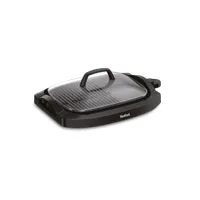 Tefal CB6A0830 Plancha asztali grillsütő 2000 W 30x40 cm fedél edzett üveg osztott lap levehető zsírtálca termosztát #2