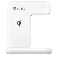 Yenkee YAC 5301 WH Vezeték nélküli töltő 15 W 3 az 1-ben Qi kompatibilis iPhone Watch AirPods #2