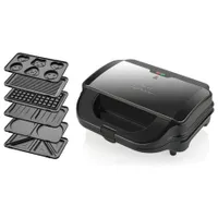 Eta 515190000 SORENTO PLUS 6 az 1-ben szendvicssütő rozsdamentes acél, 6 lap, tapadásmentes, 900 W
