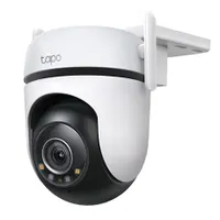 TP-Link TAPO C520WS 4MP 2K IP66 kültéri dóm kamera 360 fok látószög, 3.18mm, 2.4GHz Wi-Fi, H.264, kétutas hang, microSD