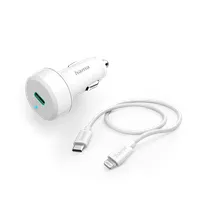 Hama 00201611 Autós töltő PD 20W USB-C Lightning 1 m #1