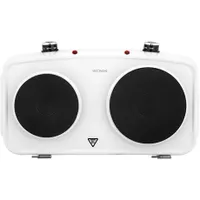 Sencor SCP 2271WH-EUE4 dupla elektromos főzőlap 2 főzőzónás 18 cm és 15 cm 2500 W LED jelzőfény fedél #4