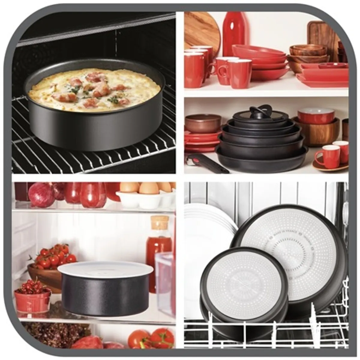 Tefal L8970674 Ingenio Emotion 28 cm thermo-pont titán bevonat levehető fogantyú #3