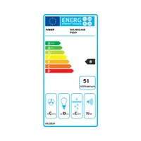 Faber INKA PLUS HC X A70 Páraelszívó beépíthető 700 mm 260–580 m3h energia B 3 sebesség 2x LED fém zsírszűrő 150–120 mm #4