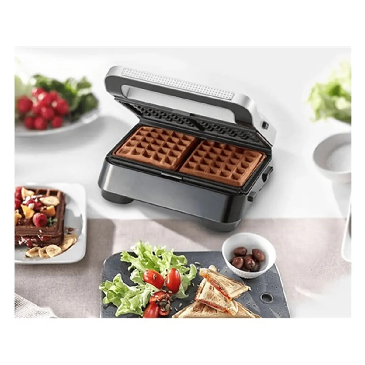 Braun SM5005 SnackMaker5 szendvicssütő 800W kivehető lapok tapadásmentes bevonat mosogatógépben mosható #6