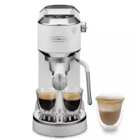 Delonghi EC890.WI Dedica Duo manuális eszpresszó kávéfőző 1,1 l, Fehér, 15 bar, My LatteArt gőzölő