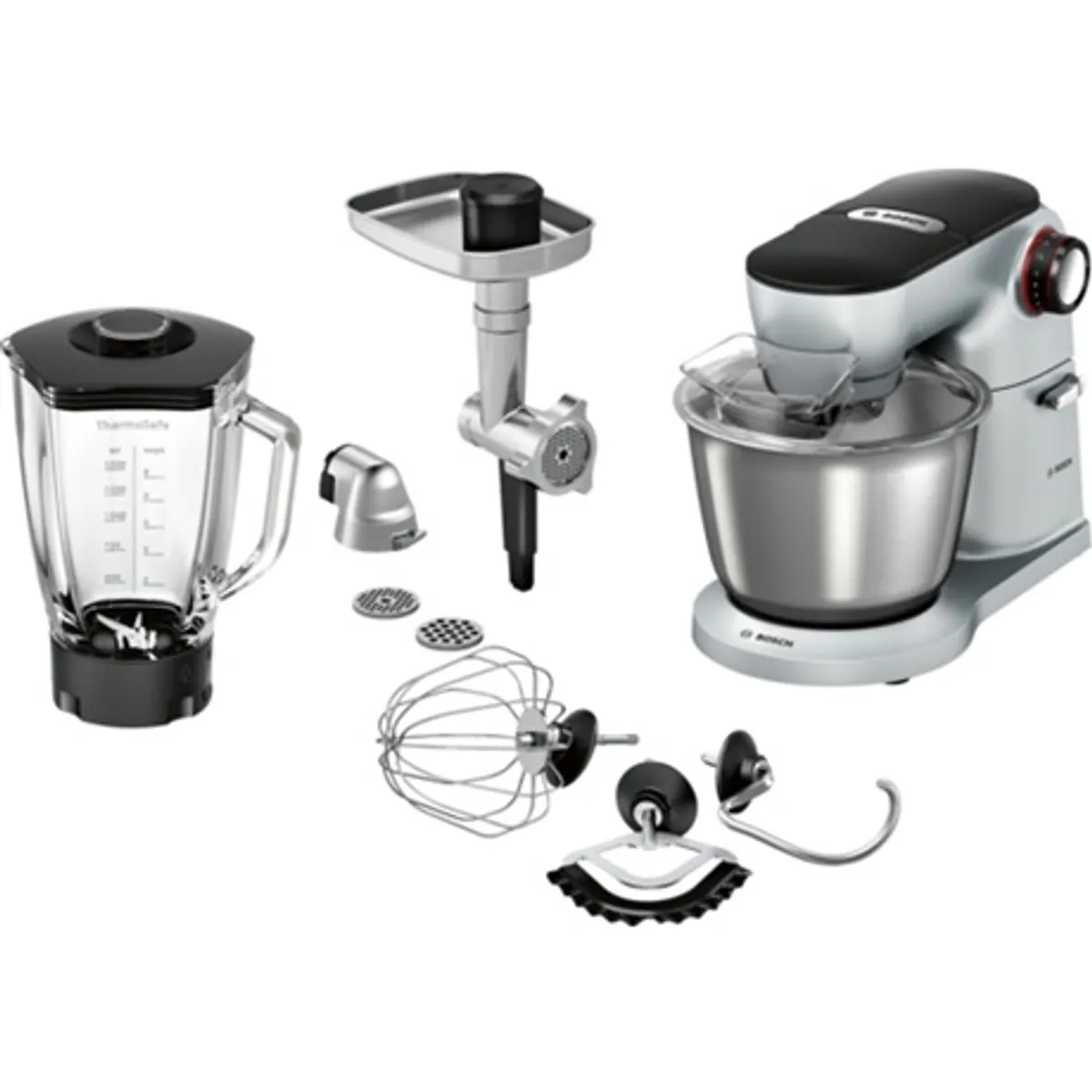 Bosch MUM9B34S27 OptiMUM konyhai robotgép 1400W, 5,5 l, SmartDough szenzor, 3D bolygómozgás #1
