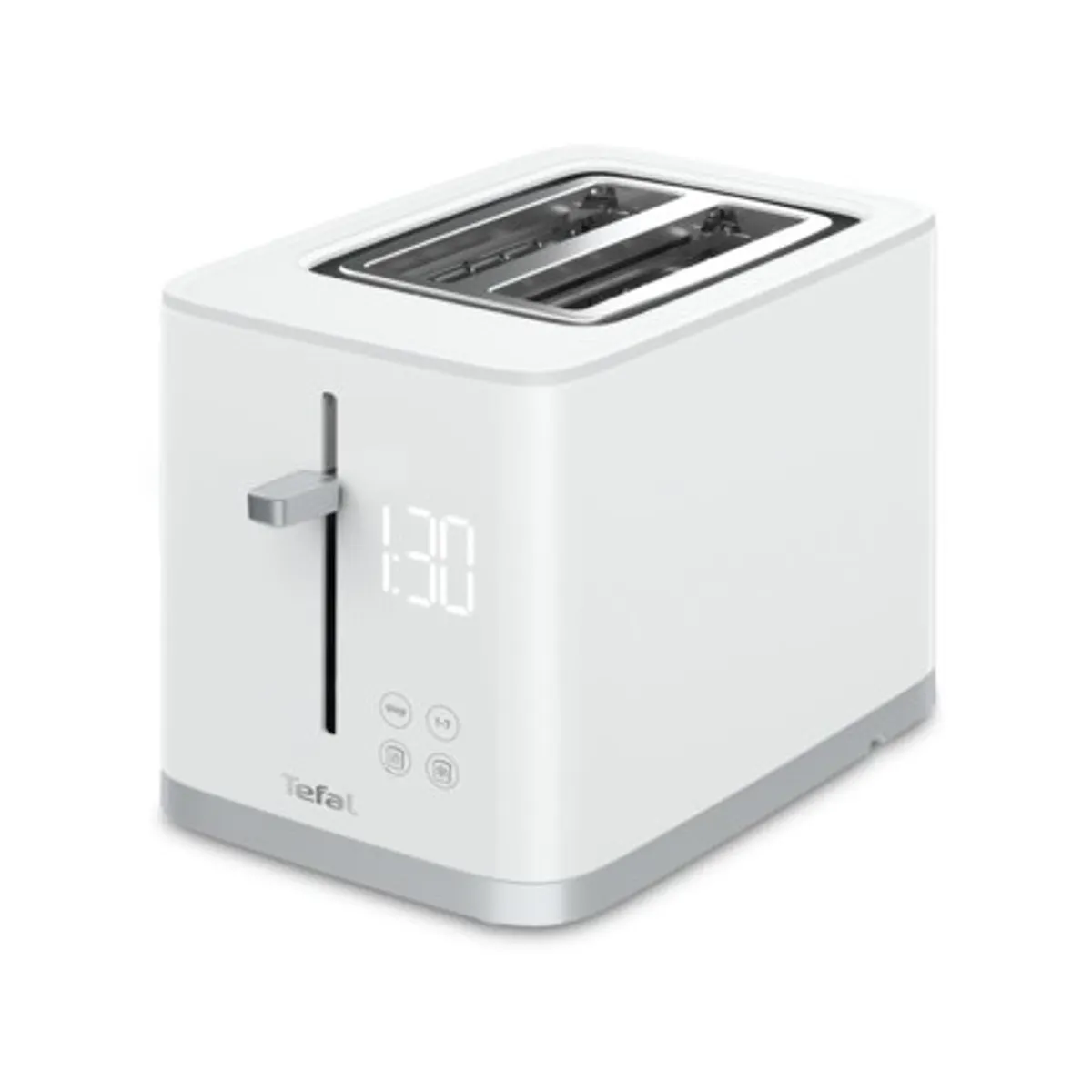 Tefal TT693110 Sense kenyérpirító fehér 2 szeletes digitális kijelző 7 fokozat automatikus kikapcsolás magas emelésű kar kivehető morzsagyűjtő tálca #8
