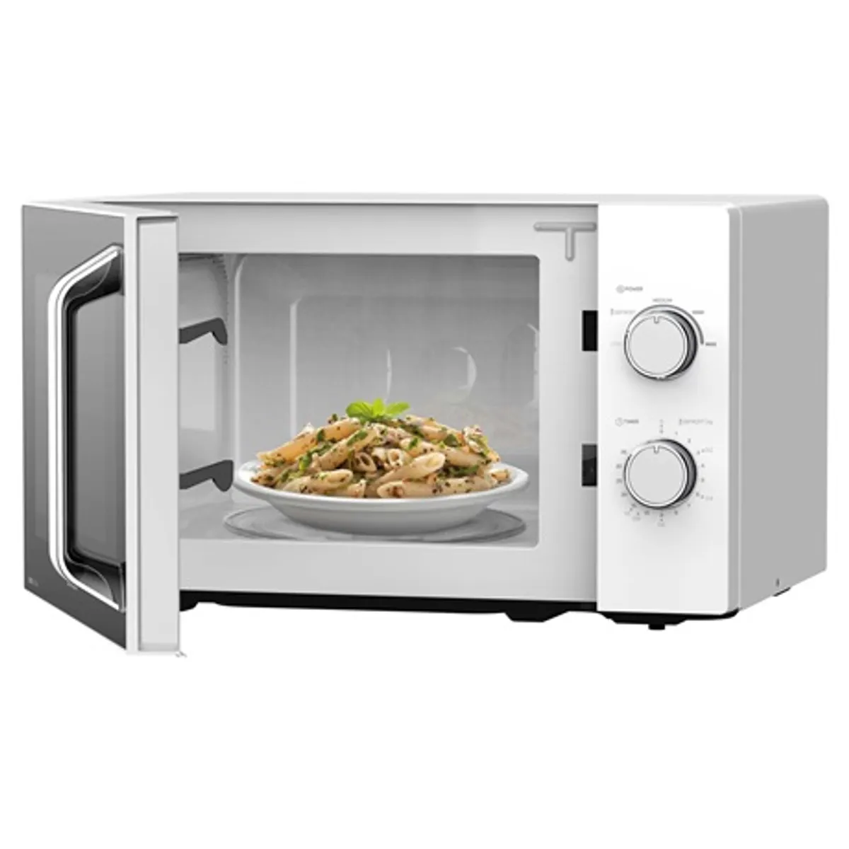 Sencor SMW 1918WH Mikrohullámú sütő 20 l 700 W 5 fokozat kiolvasztás időzítő 35 perc #3