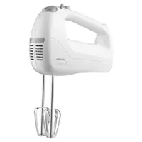 Sencor SHM 5400WH Kézi mixer 200 W 5 fokozat Turbo rozsdamentes acél habverő és dagasztószár #2