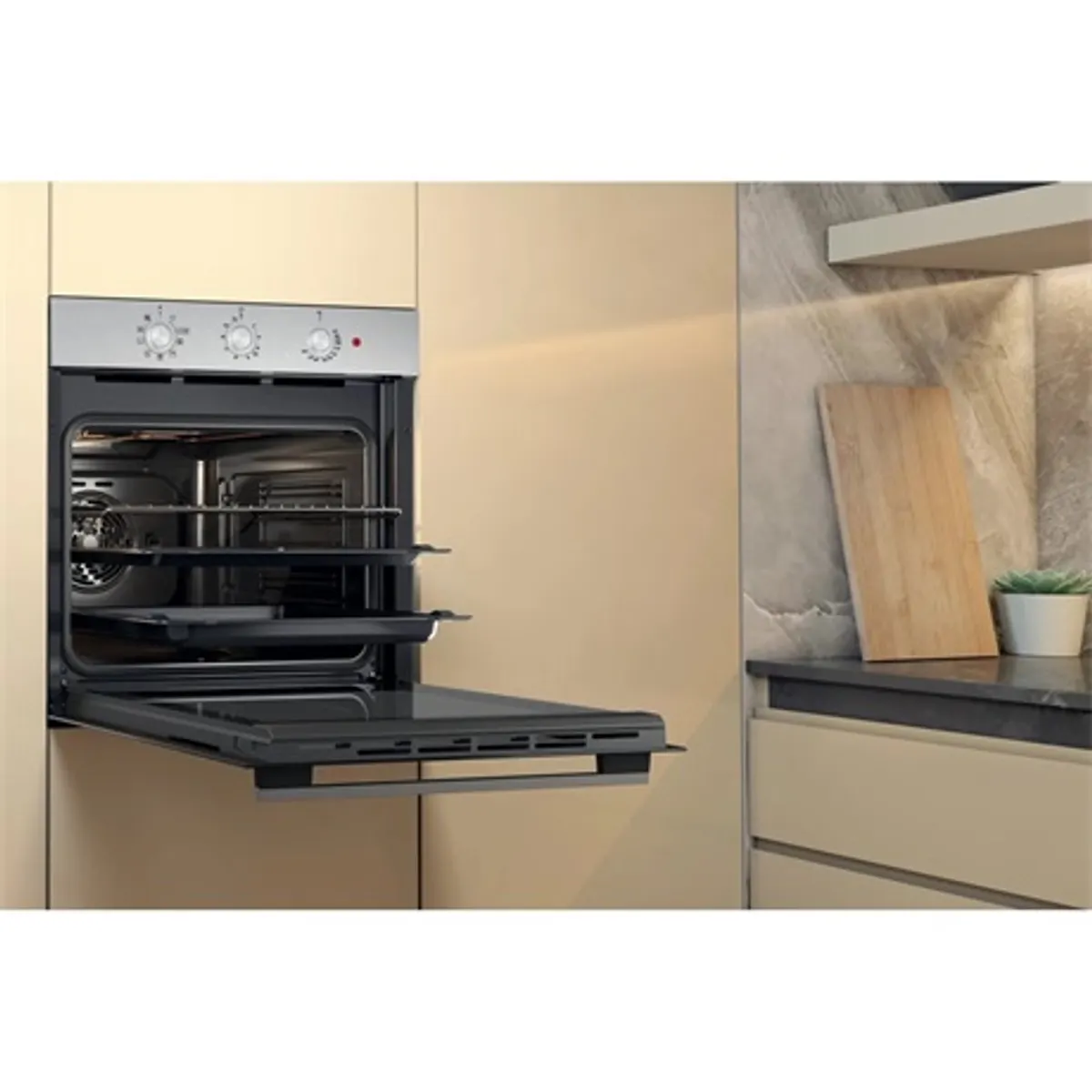 Whirlpool OMK38HU0X Beépíthető sütő energiaosztály A, 71 l, 59,5x59,5x55,1 cm, hidrolitikus tisztítás, 5 év garancia a ventillátorra #7