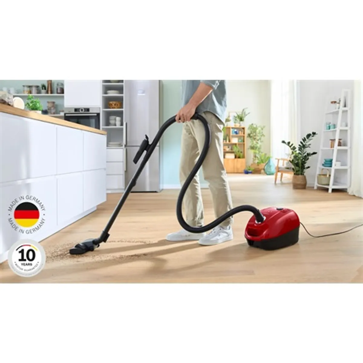 Bosch BGB38RD2 Serie4 porzsákos porszívó 600 W PowerProtect PureAir piros #9