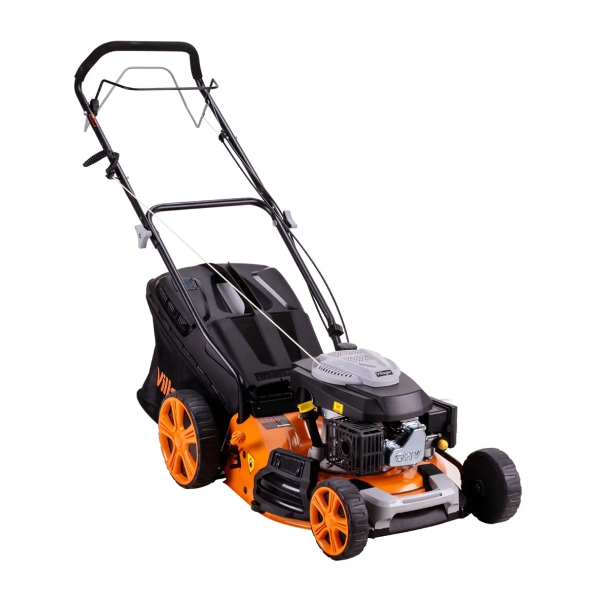 Villager PRIME 4111 T benzin fűnyíró 146 cm3 2.6 kW önjáró 457 mm vágás 25-75 mm 50 L gyűjtő acél váz #1