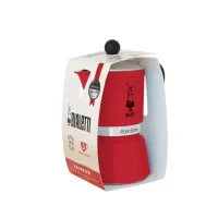 Bialetti 4962 RAINBOW Rainbow kotyogós kávéfőző 3 adag piros alumínium gáz elektromos kerámia nem indukciós #6