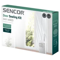 Sencor SAX W003 Klíma kivezető szett öntapadós cipzáras tekercs 210 cm hosszú 94 cm széles 16 m hosszú 16 mm széles fúrás nélkül szerelhető #1