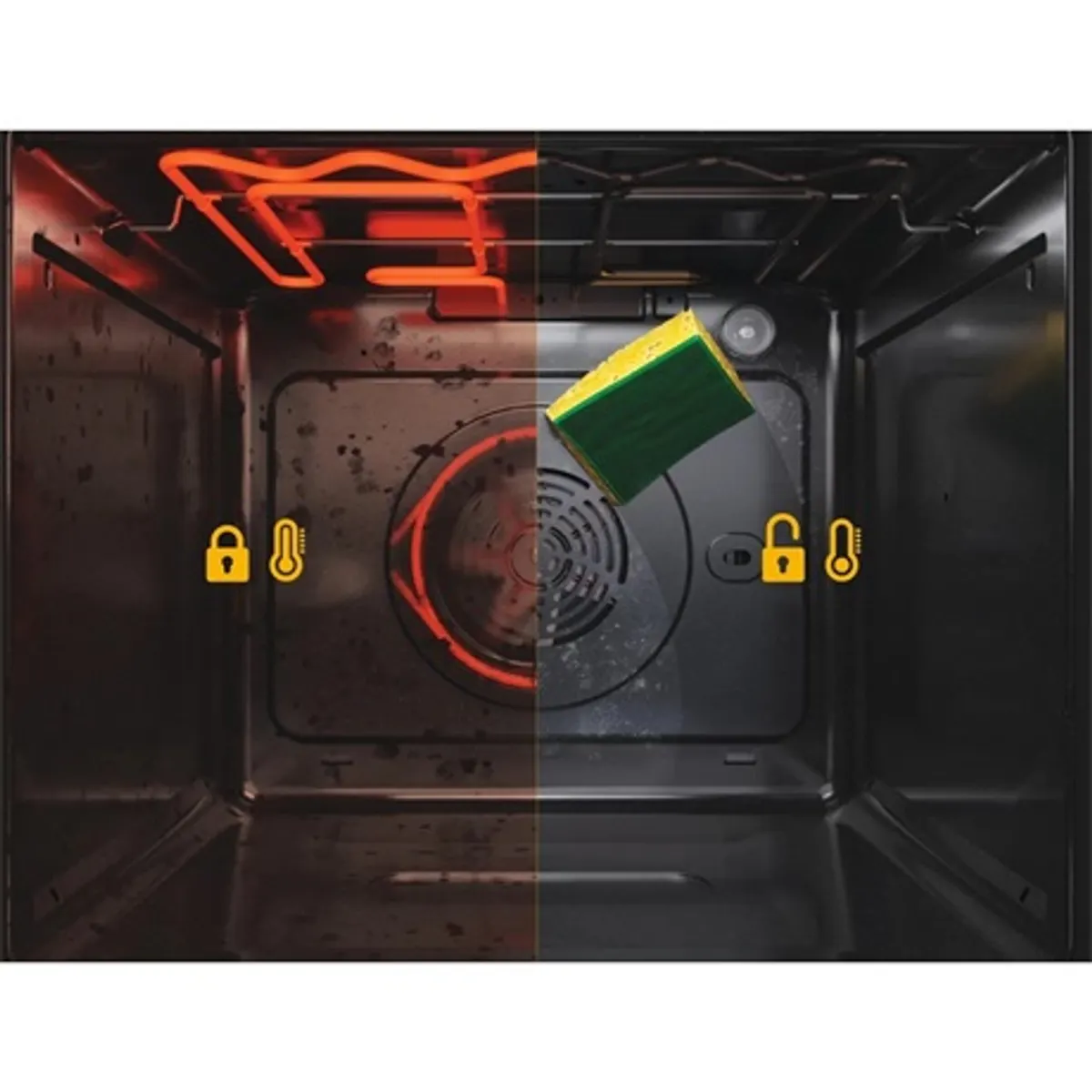 Whirlpool AKZ9S 8270 FB Sütő beépíthető elektromos 73 literes pirolitikus gőz cook3 6th sense #3