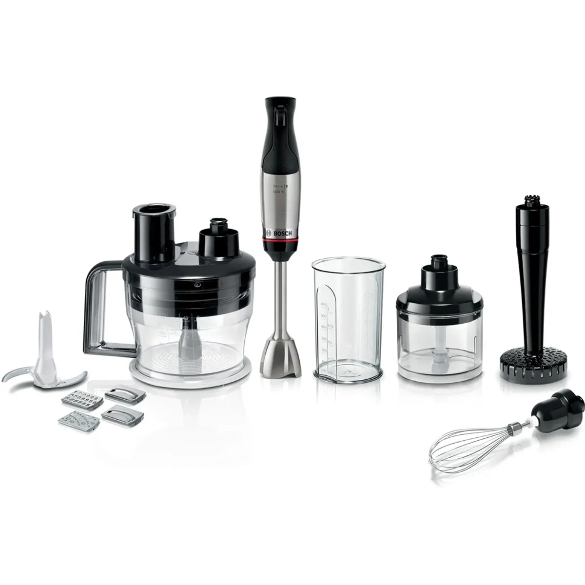 Bosch MSM6M673 ErgoMaster Serie6 botmixer 1000 W egykezes működtetés kerámia csatlakozó QuattroBlade System Pro #1