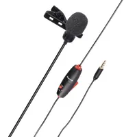 Hama 00004634 csíptethető mikrofon 3,5 mm mono 6 m 50 Hz-20 kHz 36 dB fekete #1