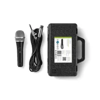 Nedis MPWD50CBK dinamikus mikrofon kardioid 600 Ohm -72 dB 50 Hz-15 kHz XLR 6.35mm 5 m #2