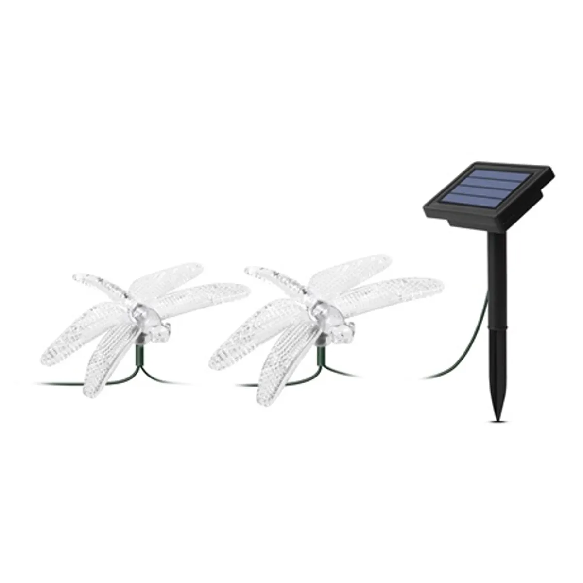 Garden of Eden 11758B napelemes fényfüzér szitakötőkkel, 10 db, 2,9 m, IP44 #1