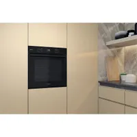 Whirlpool OMSK58RU1SB beépíthető sütő gőz funkcióval, 71 L, digitális kijelző, süllyeszthető kezelőgombok, sütősín #5