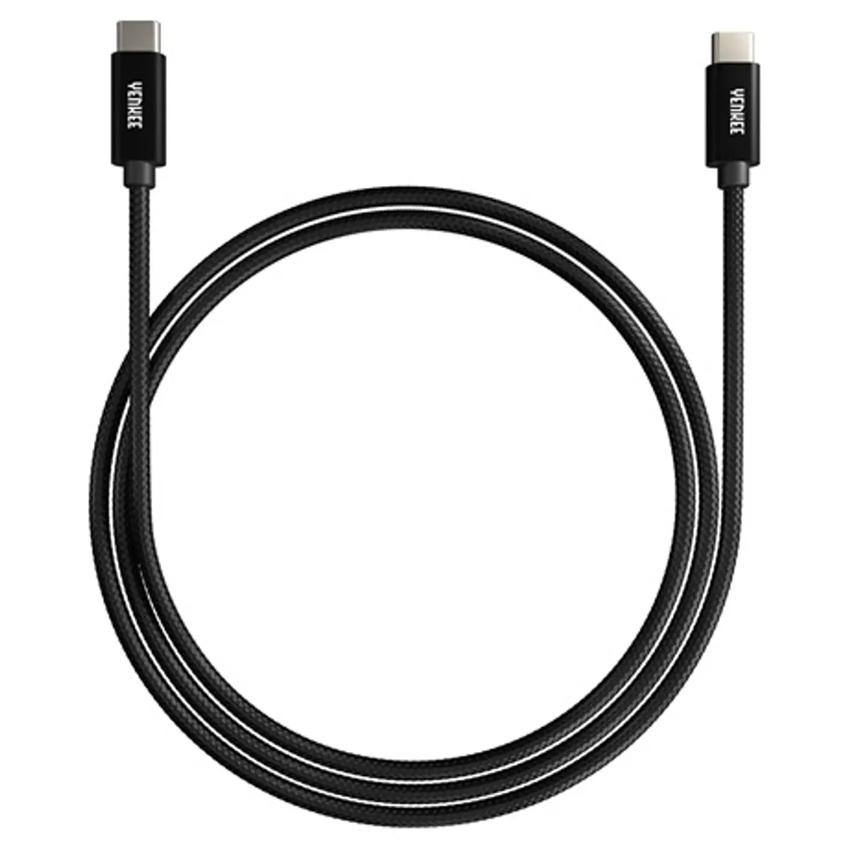 Yenkee YCU C101 BK USB-C töltő- és adatkábel 1,0 m fekete 60 W 3 A #2