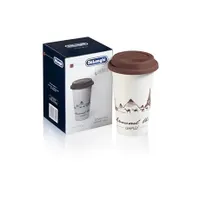 Delonghi DLSC057 Világjáró utazó bögre kerámia 300 ml duplafalú szilikon tetővel #1