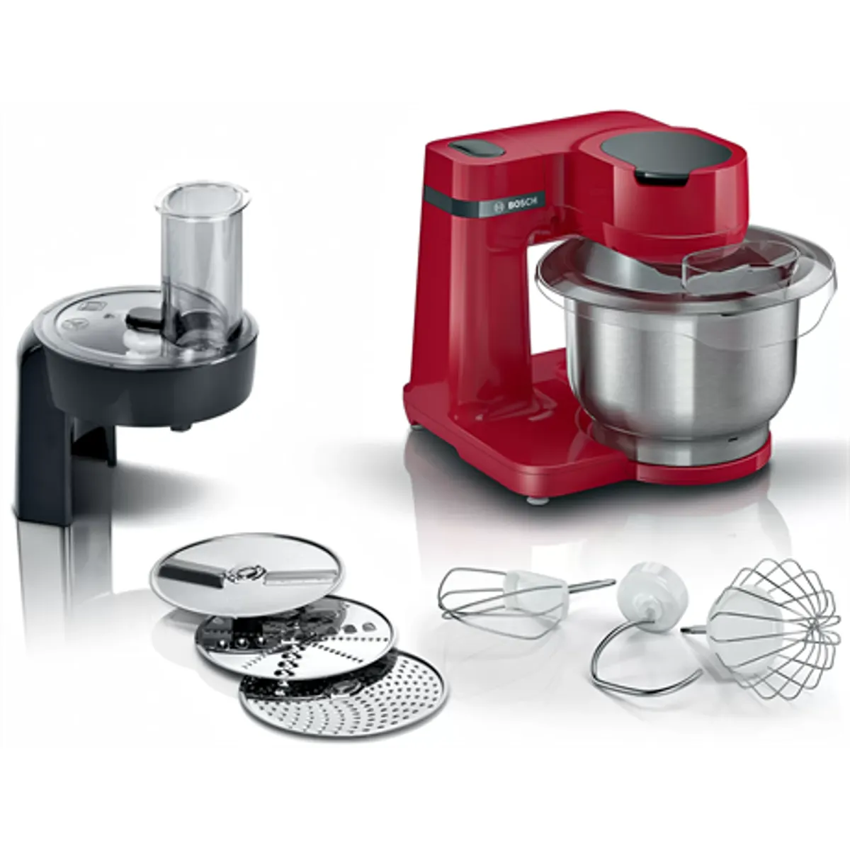 Bosch MUMS2ER01 MUM Serie 2 700 W 3,8 l nemesacél tál 4 sebesség és impulzus bolygómozgás #1