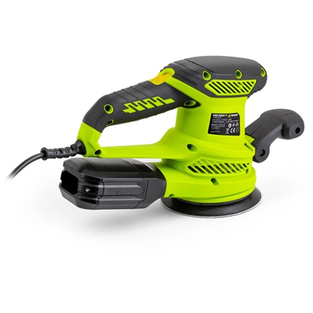 FIELDMANN FDEB 200451-E Excenter csiszoló 125 mm 450 W 13000 rpm 2 fokozat porszívócsatlakozó zaj 88 dB súly 2,1 kg kábel hossz 1,8 m #3