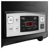 Sencor SPR 5508BK lassú főzőedény kapacitás 6 L 1350 W gőzölés digitális LED kijelző #3