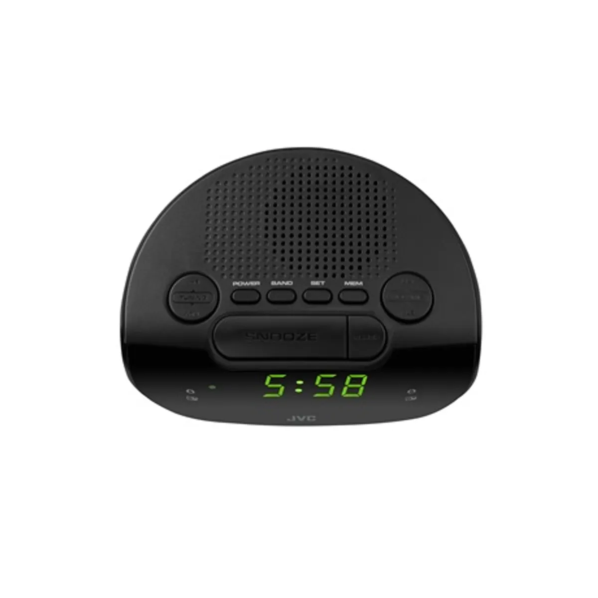 Jvc RAE111B Rádiós ébresztőóra, FM és AM tuner, 10 memóriahely, két ébresztési mód, Sleep, Snooze, LED kijelző 16 mm, hálózati 230 V, 2 db AAA tartalék elem #3