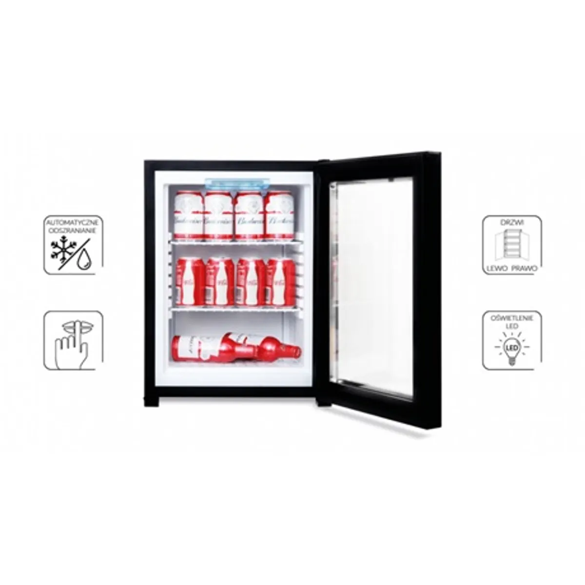 MPM MPM-35-MBV-07 borhűtő 34L 2 polcos LED belső világítás Peltier-hűtés #6