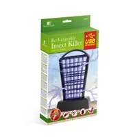 Garden of Eden 55668 ASZTALI UV ROVARCSAPDA Dupla tápellátás USB és akkumulátor 18650 1000 mAh 4x UV LED 600 V IP20 méret 300x190x55 mm #4