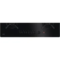 AEG HKB75453NB gázfőzőlap üveglapos fekete 74 cm 4 égő 5 kovácsoltvas edénytartó 9 lépéses gombos vezérlés StopGo 220-240V #6