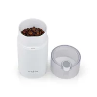 Nedis KACG200CWT Kávédaráló átlátszó fedél rozsdamentes acél őrlőkés 70 g kapacitás fehér ABS 150 W 220-240 V #5