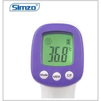 Simzo HWF7 érintés nélküli infravörös lázmérő 5-8 cm lcd 3 színű háttérvilágítás memória 10 mérés automatikus kikapcsolás 30 s #4