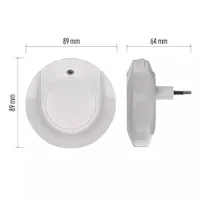 Emos P3317 led éjjeli fény fotoszenzorral fehér 230 V 3 m 10 lm automatikus be-kikapcsolás #8