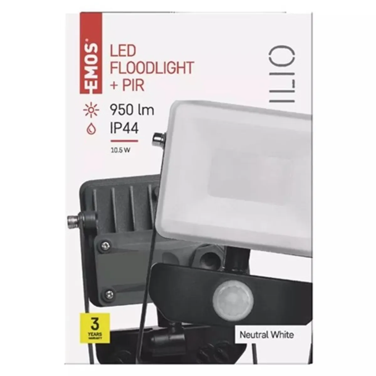 Emos ZS2910 Ilio reflektor 10.5W 950lm IP44 mozgásérzékelővel fekete #5