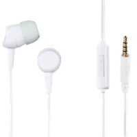 Hama 00184140 InEar EP fejhallgató fehér 3,5 mm jack 1,2 m mikrofonos vezérlőgombos #1