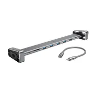 Hama 00200103 usb-c 9in1 dokkoló adapter, 4x usb3.1, hdmi, lan, pd, sd #1