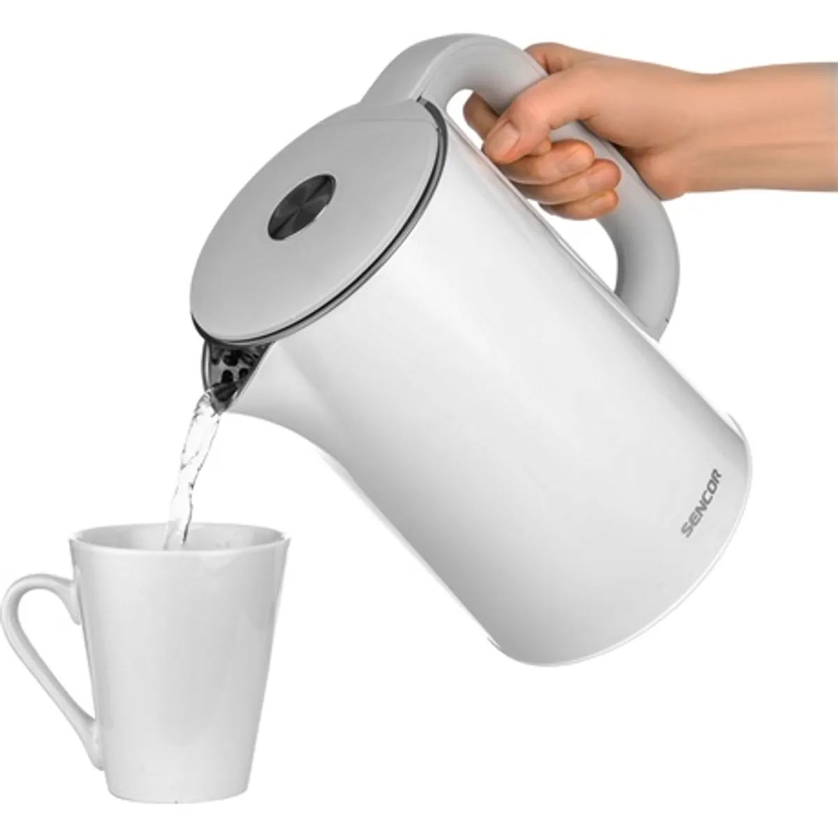 Sencor SWK1591WH vízforraló 1,5 l 2150 W 40-100 C szabályozó 360 fokos talp #7