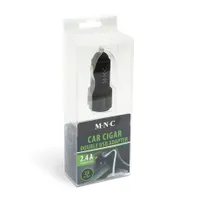 MNC 54931BK autós szivargyújtó adapter 2 x USB 5 V 2,4 A bemenet 12-24 V DC #3