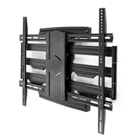 Nedis TVWM6570BK szabadon mozgatható fali TV-tartókonzol 43-90" 70 kg forgatható dönthető 3 forgáspont 70-800 mm VESA 400x400 #4