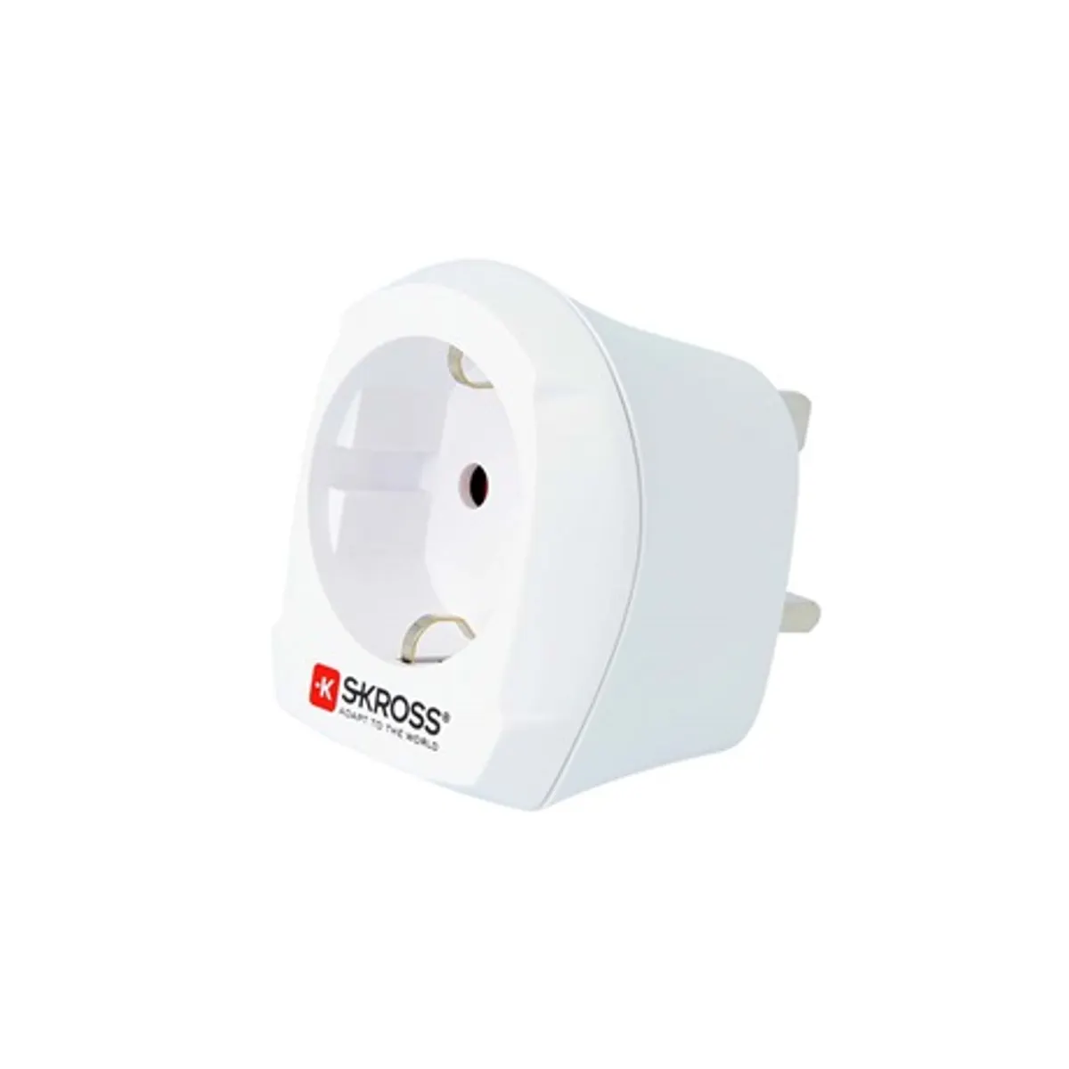 Skross SKR1500230E utazóadapter európa-UK kimeneti csatlakozó UK bemeneti feszültség 100-250 V max terhelés 13 A cserélhető biztosíték T13 A #1