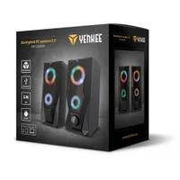 Yenkee YSP 2003RGB Hangfal 2.0 RGB USB 5V 1A 2x 2.5in hangszóró 4ohm 160Hz-20kHz 6W RMS #5